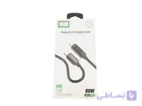کابل شارژ دو سر تایپ سی LCD دار ارلدام مدل EC-146C