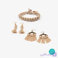 نیم ست دستبند و گوشواره "خاکین"