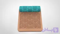 وردنه طرح برجسته سایز متوسط RL11۹