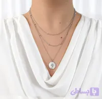گردنبند سه لاین طرح Elizabeth