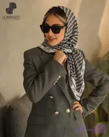 بیبی اسکارف ابریشم (تِم سرمه ای)
