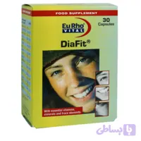 کپسول کنترل قند خون یوروویتال مدل DiaFit / بسته ۳۰ عددی