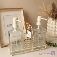 جا مایعی دو قلو تاپ هوم به همراه استند فلزی