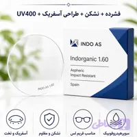 عدسی آسفریک نشکن ۱.۶۰ ایندو – INDO ایندورگانیک