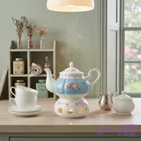 قوری و وارمر قوری مدل Pretty Angel گنجایش 800 میلی لیتر