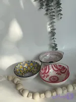 تنقلات خوری و مزه خوری دسته‌دار سرامیکی | ظرف سرو پذیرایی
