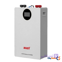 باتری لیتیوم 5کیلووات ساعت مدلmust 5kw must lp16-48100 new