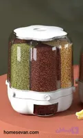 جاحبوباتی چرخشی طرح گل - 6 خانه - فروشگاه هوم سون