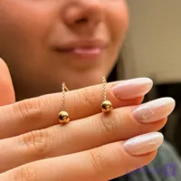 گوشواره طلای گوی11011E