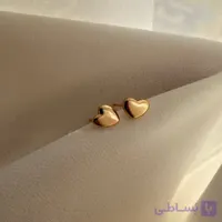 گوشواره طلای میخی قلب 11019E