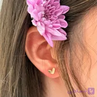 گوشواره طلای میخی قلب 11012E