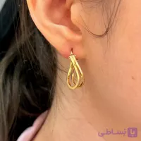 گوشواره طلای نیلای 11020E