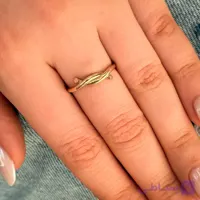 انگشتر طلای مینیمال گره11053R