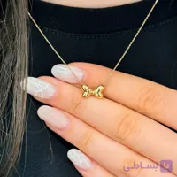 گردنبد طلای مینیمال پاپیون 11074N