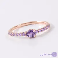 انگشتر طلای سنگی مینیمال 11051R