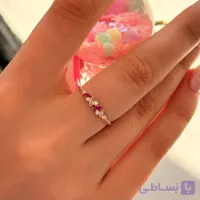 انگشتر طلای سنگی مینیمال 11056R