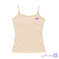 تاپ بندی زنانه کشی لب تور کرم