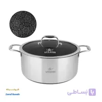قابلمه استیل لیزری لایف اسمایل LIFEP18N-28P سایز 28