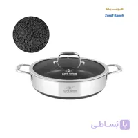 تابه استیل لیزری لایف اسمایل LIFEP18N-SHR28 سایز 28