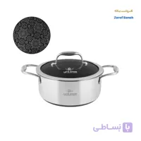 قابلمه استیل لیزری لایف اسمایل LIFEP18N-20P سایز20