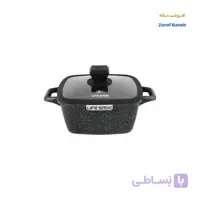 قابلمه مربع گرانیتی لایف اسمایل SPHM-S-20P-BLACK سایز 20