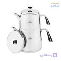ست کتری و قوری استیل لایف اسمایل TK1-6