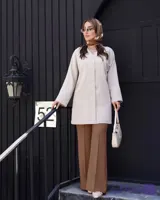 مانتو آستین گت /مدل ماهنور /۴۲ تا ۵۲/ پارچه لوریس خنک/ کیفیت تضمینی