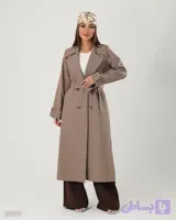 مانتو بلند یقه انگلیسی / مدل نلینا / پارچه گاواردین کد 2505 / مناسب ۳۸ تا ۴۸ تضمین اصالت