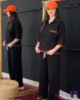 ست سوییشرت و شلوار هرمس زنانه / پارچه مازراتی/ فری سایز مشکی ۳۸ تا ۴۶