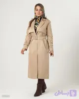 مانتو بارانی زنانه مدل گلرخ کد 2789 / پارچه کتان tc مناسب ۳۸ تا ۴۸ / کیفیت تضمینی