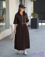 کفتان زنانه نیم زیپ کلاه دار / مدل پرداد / پارچه مازراتی/ مناسب ۳۸ تا ۴۸ تضمین اصالت