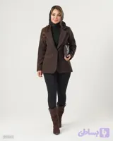 پالتو زنانه پرانیک کد ۲۷۸۴ / پارچه فوتر ژاکارد / کیفیت تضمینی