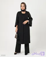 مانتو زنانه مدل ژولیت / پارچه کرپ زارار / کد 2713 مناسب ۳۶ تا 50 کیفیت تضمینی