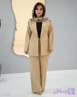 کت و شلوار زنانه مدل بهشید کد 1895 / مناسب ۳۸ تا ۴۸ کیفیت تضمینی