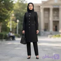 مانتو شلوار اداری مدل اریکا / پارچه فاستونی لورنزا درجه یک/ سایز ۳۶ تا ۴۸ تضمین دوخت و پارچه