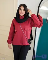بامبر جکت زنانه / مدل لیلماه کد ۲۳۶۸ / پارچه کتان tc / مناسب ۳۶ تا ۴۶ کیفیت تضمینی