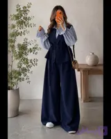 ست سه تکه زنانه کرپ مازراتی و داکرون/ فری ۳۸ تا ۴۶ کیفیت تضمینی