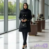 ست کت شلوار اداری / مدل آرنیکا پارچه مازراتی نخ توئیست / مناسب ۳۸ تا ۵۲