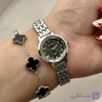 ساعت زنانه صفحه تراش صفه مشکی