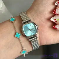 ساعت زنانه نایدو بند کر کره ای صفحه آبی