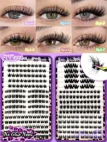 مژه خوشه‌ای خودچسب دار ۳۰۵ عددی مدل Cat Eye