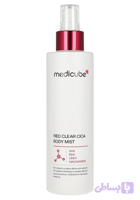 اسپری میست ضد جوش بدن مدی‌ کیوب مدل Red Clear Cica