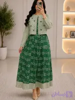لباس ساحلی نخی دو تکه هندی بلند