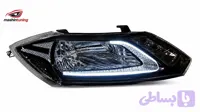 چراغ جلو اسپرت ساینا و کوییک طرح دو دایره (در رنگ بندی)