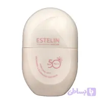 کرم ضد آفتاب بیرنگ صورت استیلن SPF 50 مدل ویتامین سی و آربوتین محافظ UVA، UVB و PA، مناسب برای انواع پوست، حجم 50 میلی لیتر