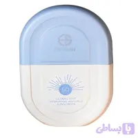 کرم ضد آفتاب بدون رنگ استلین، 50 SPF، مدل ultra light، مناسب انواع پوست و حجم 50 میلی‌لیتر