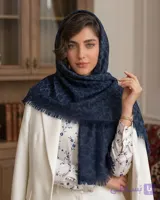 شال حصیری پلنگی دو تیکه ریشه پرزی