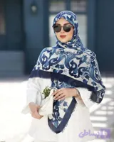 روسری نخ مودال وارداتی ریشه پرزی قواره ۱۴۰