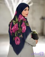 روسری نخ مودال وارداتی ریشه پرزی قواره ۱۴۰ (کد 3ACUG)