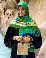 روسری کشمیر برند هرمس دور دوخت فرانسه